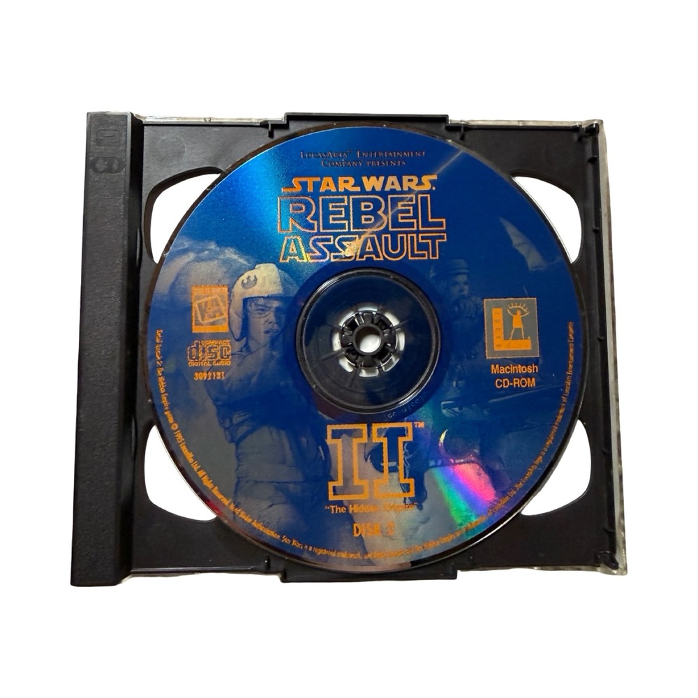 Star Wars Rebel Assault II The Hidden Empire Disk 2 Only Macintosh CD-ROM 1995